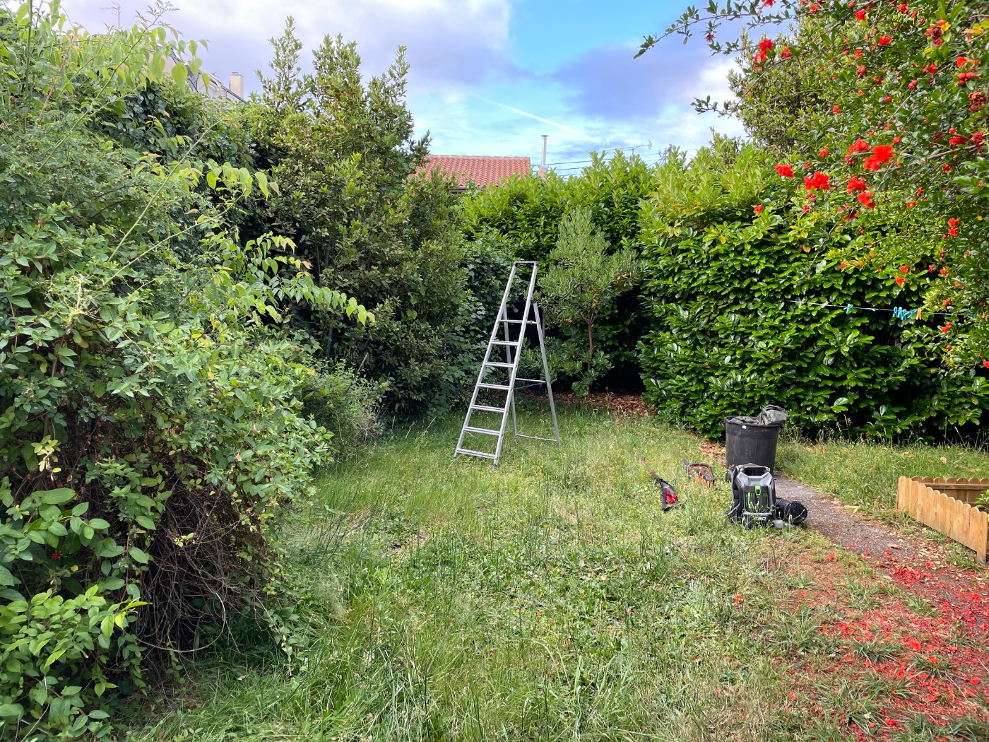 Remise en état d’un beau jardin, Bordeaux, réalisé par Au Soleil Des Espaces Verts