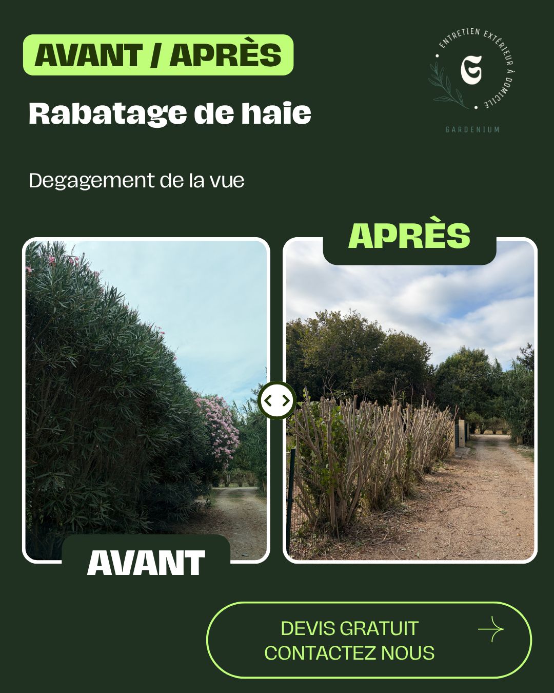 Taille de haie, Penta-di-Casinca, réalisé par Gardenium