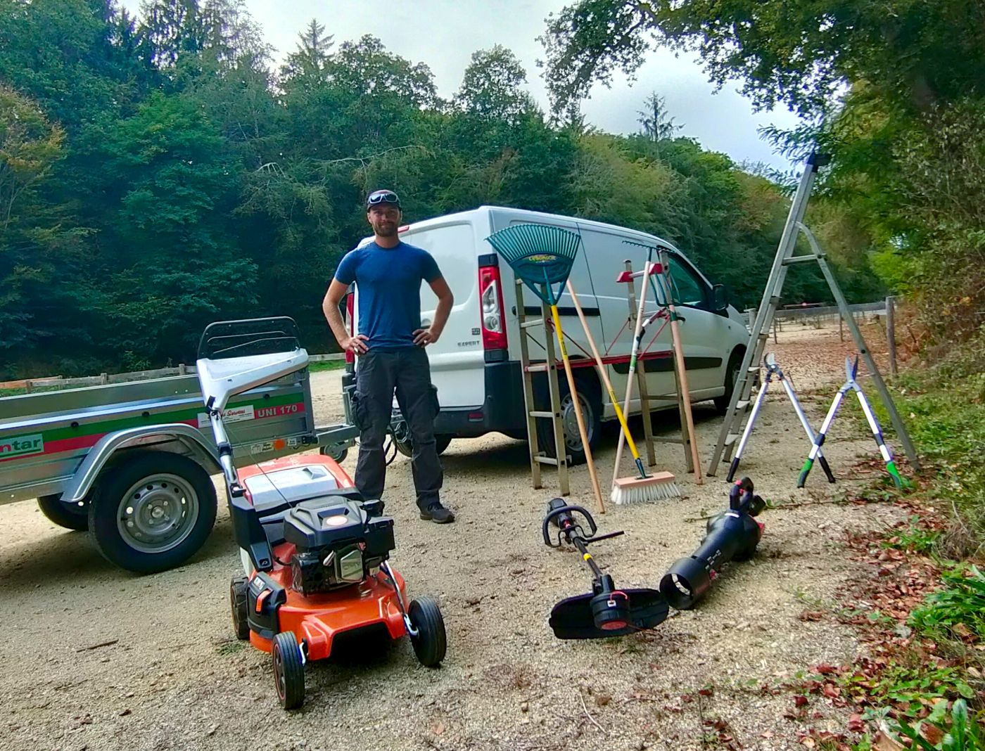 Chantier réalisé par Jardin du Large, paysagiste du réseau Factotum à Ploemeur