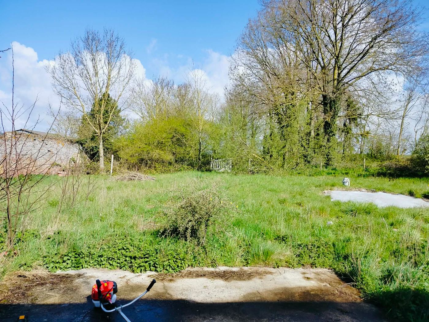 Avant intervention de JardiNET', paysagiste du réseau Factotum à Saint-Quentin