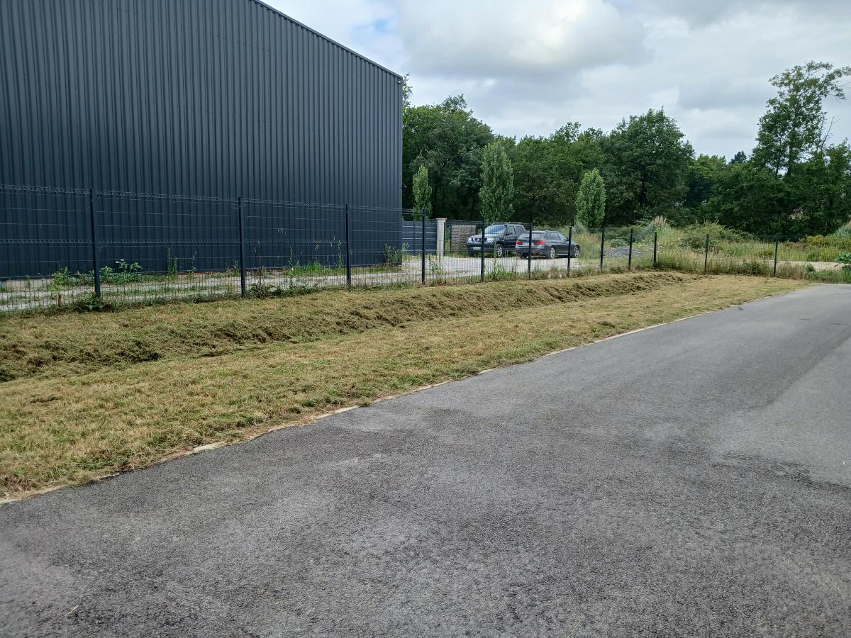 Chantier réalisé par les jardins landais
