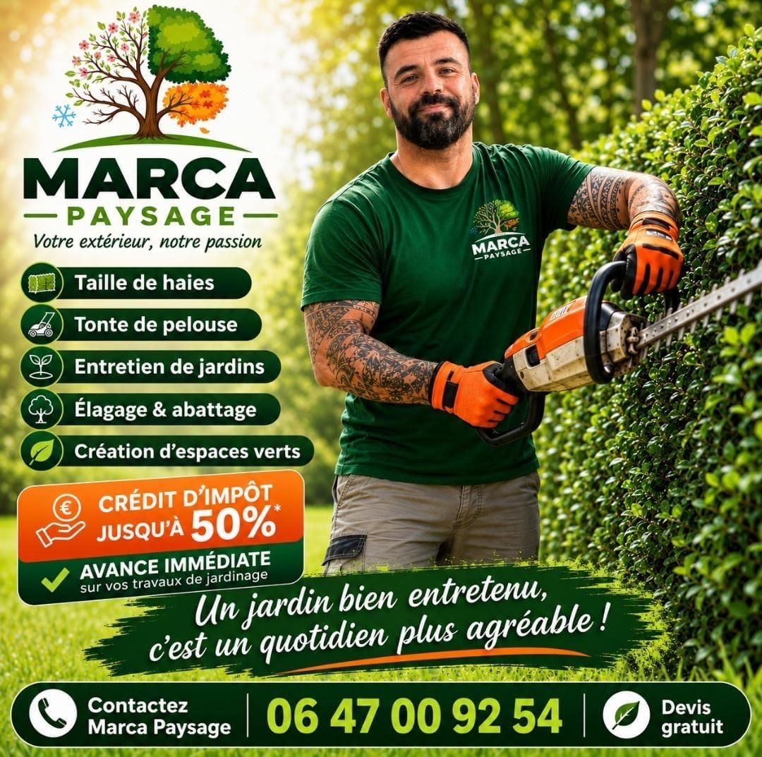 Chantier réalisé par Marca Paysage, paysagiste du réseau Factotum à Saint-Étienne-de-Tulmont