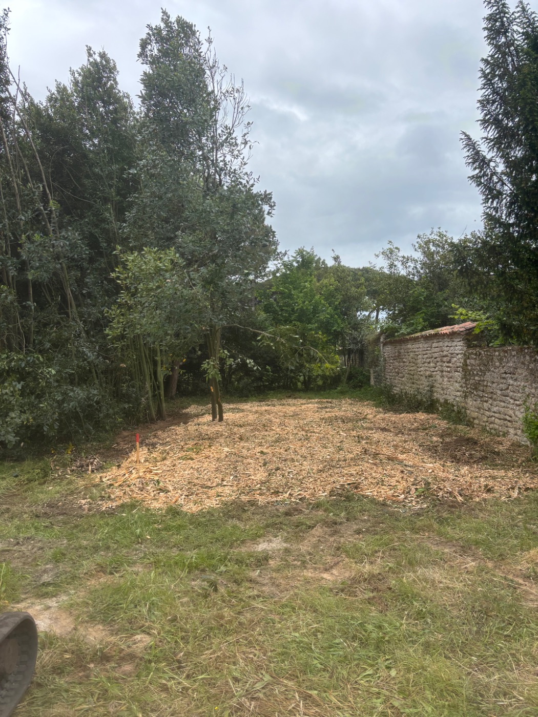 Après intervention de Pagliaroli espaces verts, paysagiste du réseau Factotum à Commelle