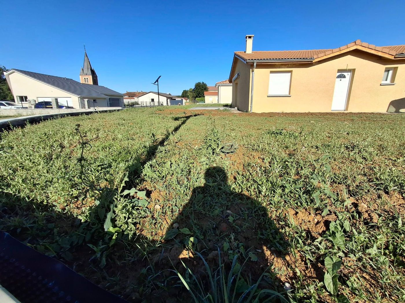Avant intervention de Paysages&Cours, paysagiste du réseau Factotum à Saint-Jean-sur-Veyle