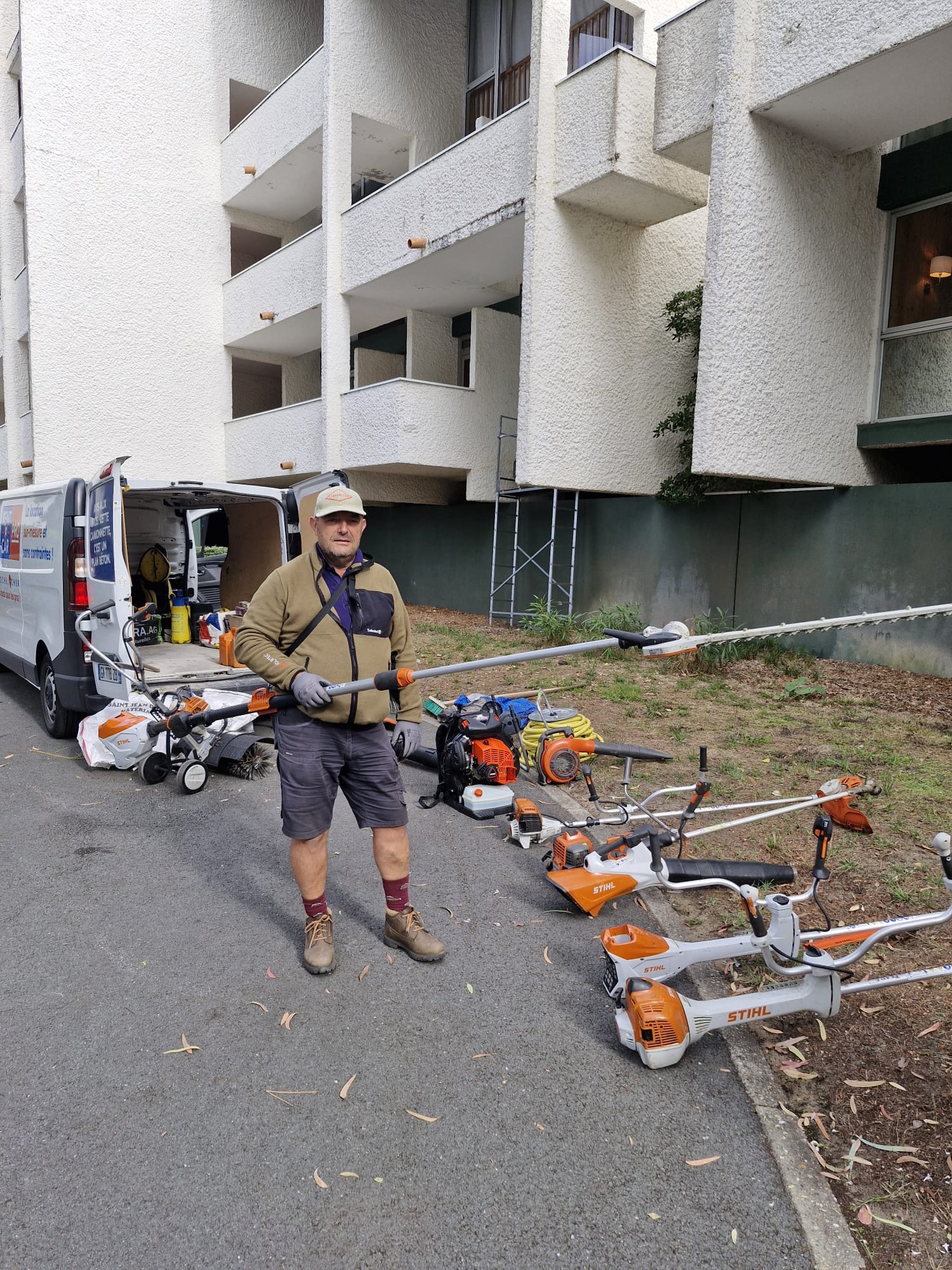 Chantier réalisé par SauraMultiservices, paysagiste du réseau Factotum à Pessac