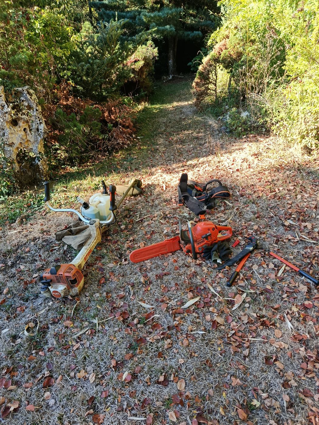 Valorisation d'un jardin en friche, Montseron, réalisé par Thibaud Zerr